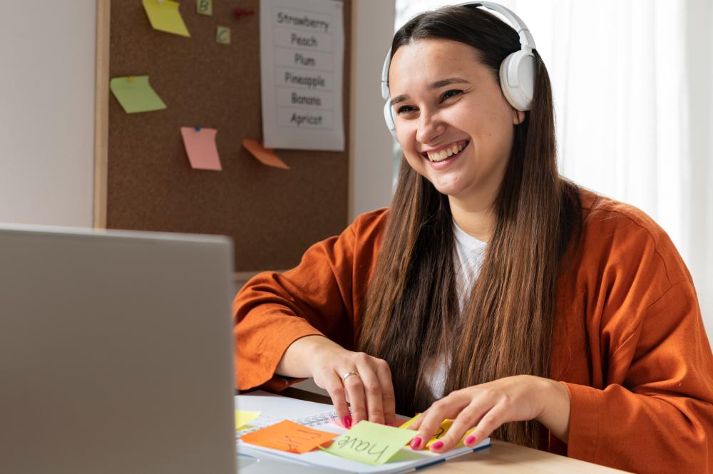 Student studying for credit recovery